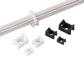 Panduit Tiemnt, .62"w, #8screw, Wrpoly, Bl, PK1000 TM3S8-M100